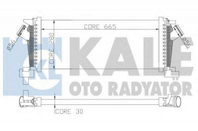 KALE OTO RADYATOR 344800 -  Интеркулер